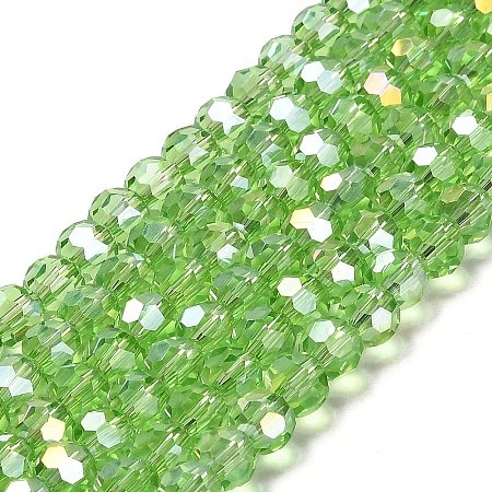 Transparent Glass Beads EGLA-A035-T6mm-B09-1