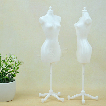 Plastic Mannequin Model Clothing Support DOLL-PW0002-075B-02-1