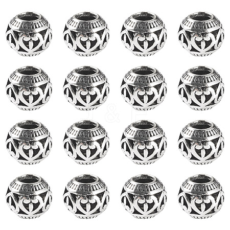 20Pcs Tibetan Style European Beads MPDL-TADJ0001-01-1