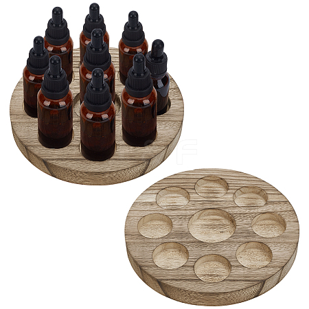 Wood Essential Oil Bottle Holder WOOD-WH0064-02-1