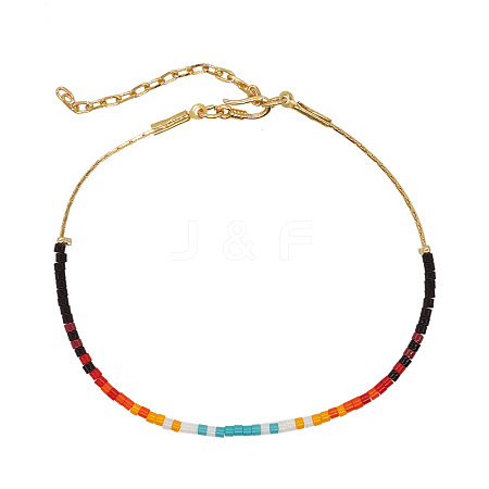 Bohemian Glass Seed Bead Beaded Bracelets for Women ZS2155-1-1