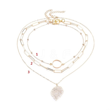 (Jewelry Parties Factory Sale)Pendant Necklaces Sets NJEW-JN02757-1
