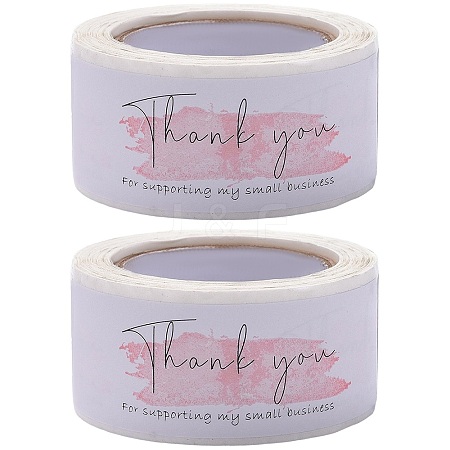 2 Rolls Self-Adhesive Paper Gift Tag Youstickers DIY-DJ0001-96D-1