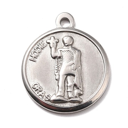 Non-Tarnish 304 Stainless Steel Pendants STAS-B024-20P-1