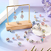 24Pcs 3 Styles Round Brass Rhinestone Beads KK-TA0003-25-7