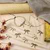 5Pcs Brass Enamel Connector Charms KK-SZ0002-70B-4
