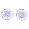 Transparent Resin Pendants RESI-N030-007B-2