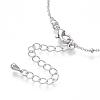 Long-Lasting Plated Brass Cable Chain Necklaces NJEW-K112-09P-NF-3