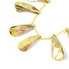 AB Color Plated Dyed Natural Freshwater Shell Beads Strands SHEL-T020-55D-3