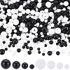 900Pcs 8 Colors Opaque Acrylic Beads MACR-SP0002-34-1