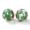 Summer Hawaii Theme Schima Wood European Beads WOOD-G015-02A-2