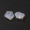 Electroplate Transparent Glass Beads GLAA-Q092-02-B01-4