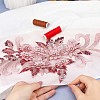 Flower Blossom Sequin Appliques DIY-WH0407-01-3