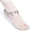 304 Stainless Steel Charms Anklets AJEW-AN00287-5
