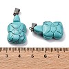 Synthetic Turquoise Pendants G-B127-06P-01-3