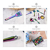 Biyun 14Pcs Rainbow Color Alloy Pendants FIND-BY0001-19-5