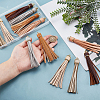 12Pcs 6 Colors Imitation Leather Tassel Big Pendants Decorations FIND-PH0024-17-3