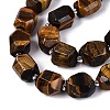 Natural Tiger Eye Beads Strands G-N362-07A-03-4