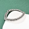 304 Stainless Steel Cuban Link Chain Bracelets BJEW-G766-01P-01-3