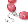 Acrylic Imitation Gemstone Beads Bracelets BJEW-JB04683-01-3