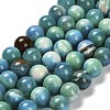 Dyed Natural Fire Crackle Agate Beads Strands G-G203-09A-10mm-2