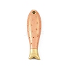 Brass Enamel Pendants KK-CBAF17A-06G-2