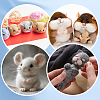 10 Styles Needle Felting Wool Roving DIY-GF0011-03-5