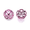 UV Plated ABS Bead Caps OACR-D316-04B-08-1