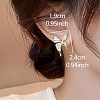Butterfly Alloy Enamel Stud Earrings FS-WGA0046-01-3