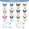 DIY Butterfly Earring Making Kit DIY-TA0006-02-4