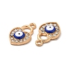 Alloy Evil Eye Enamel Pendants PALLOY-B009-31KCG-2