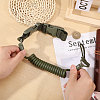Nylon Outdoor Tactical Spring Lanyard AJEW-WH0752-319B-3