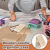 Flower Wood Storage Tool AJEW-WH0348-361-6