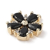 Brass Micro Pave Cubic Zirconia Charms KK-G491-26G-03-2