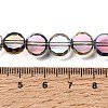 Electroplated Transparent Glass Beads Strands GL-CBA98F0-06C-05-4