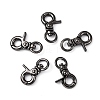 Zinc Alloy Swivel Lobster Claw Clasps PALLOY-WH0006-02A-5