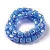 Electroplate Opaque Glass Beads LS-GLAA-F108-10B-03-2