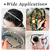30Pcs 3 Styles Hair Accessories Iron Hair Band Findings OHAR-TA0001-08B-8
