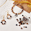 ARRICRAF Natural Black Agate Bead Strands G-AR0003-40-4