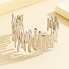 304 Stainless Steel Cuff Bangles for Women BJEW-D384-04P-1