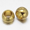 Rondelle Brass Beads KK-L111C-01G-1
