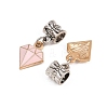 Alloy Enamel European Dangle Charms PALLOY-YW010-02-2