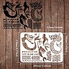 Large Plastic Reusable Drawing Painting Stencils Templates DIY-WH0202-210-2