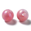 Two Tone Opaque Acrylic Beads SACR-P024-01B-W06-2