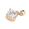 Brass Micro Pave Cubic Zirconia Pendants X-KK-E795-29KCG-04-2