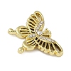 Alloy Rhinestone Pendants PALLOY-P308-11KCG-2