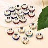 Brass Rhinestone Spacer Beads RB-A020-10mm-S-2