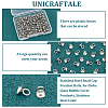 Unicraftale 100Pcs 201 Stainless Steel Bead Cap Pendant Bails STAS-UN0042-25B-5