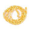 Electroplate Opaque Glass Beads Strands GLAA-N022-4mm-22-3