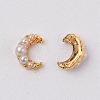 Alloy Moon Cabochons MRMJ-WH0071-71B-1